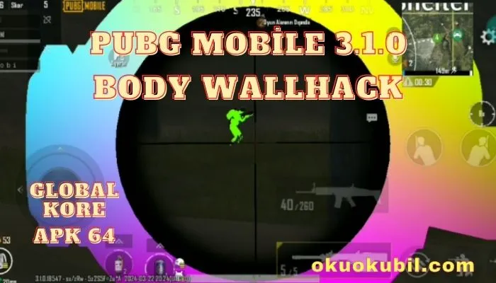 Pubg Mobile 3.1.0 Body Wallhack 64 APK Hileli İndir
