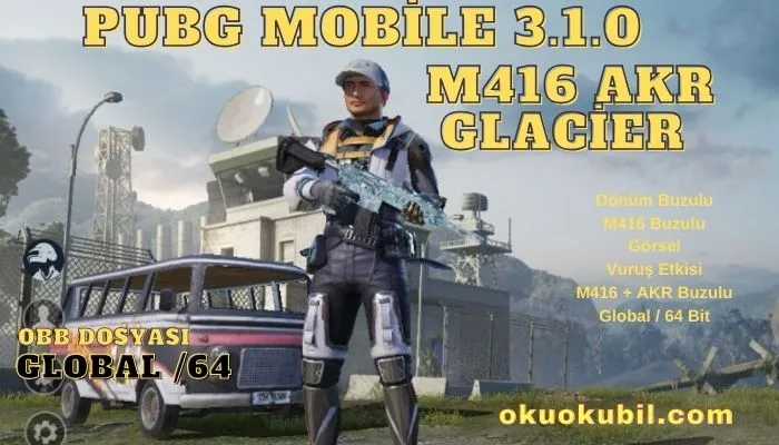 Pubg Mobile 3.1.0 M416 AKR Glacier Config Hileli İndir