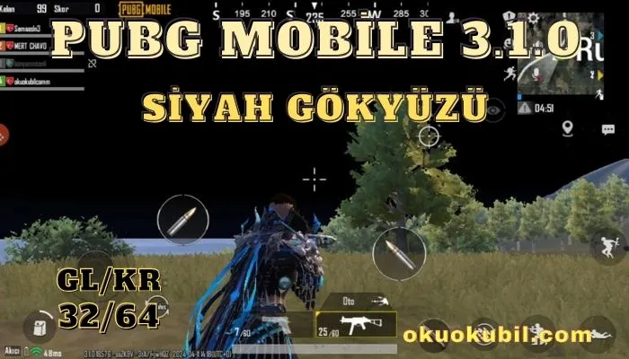 Pubg Mobile 3.1.0 Yeni Siyah Gökyüzü Config Hileli İndir