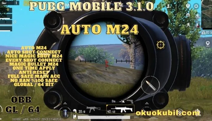 Pubg Mobile 3.1.0 Auto M24 GL OBB Hileli İndir