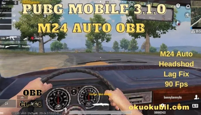 Pubg Mobile 3.1.0 M24 Auto OBB 64 GL Config Hileli İndir