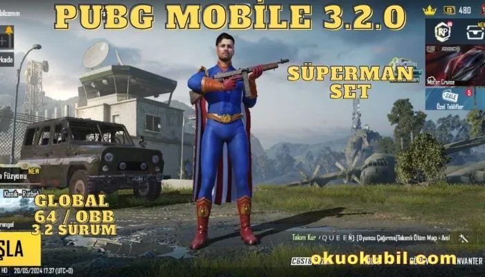 Pubg Mobile 3.2.0 Süper Hero Spor Araba Config Hileli İndir