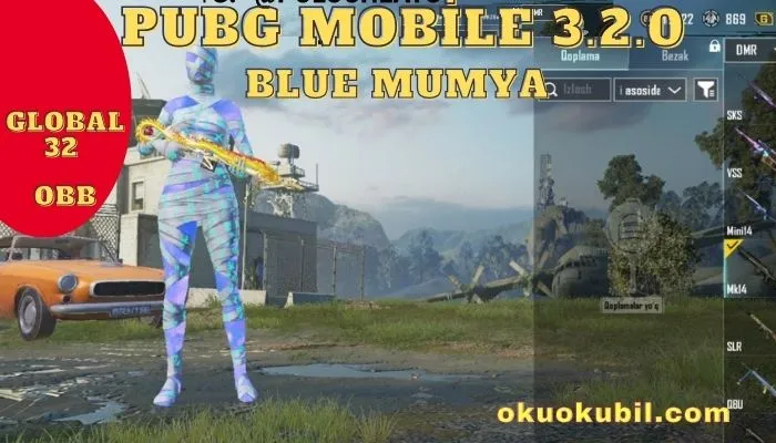 Pubg Mobile 3.2.0 Blue Mumya Set 32 Bit OBB Hileli İndir