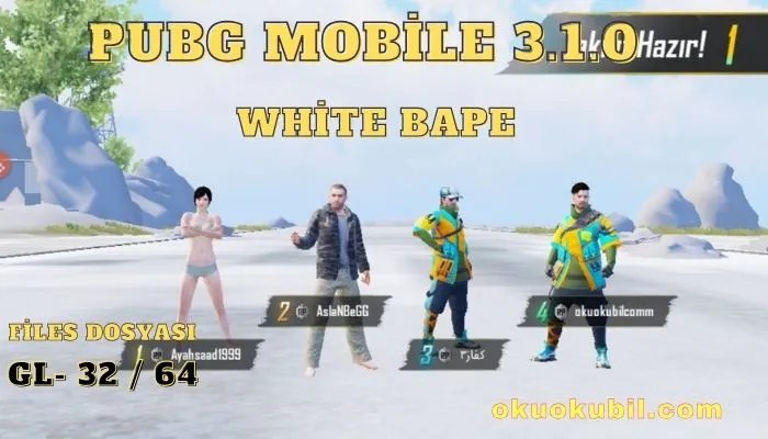 Pubg Mobile 3.1.0 White Bape Config Hileli İndir