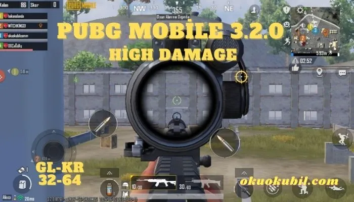 Pubg Mobile 3.2.0 High Damage Config Hileli İndir