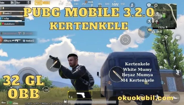 Pubg Mobile 3.2.0 Kertenkele 32 GL OBB Hileli İndir