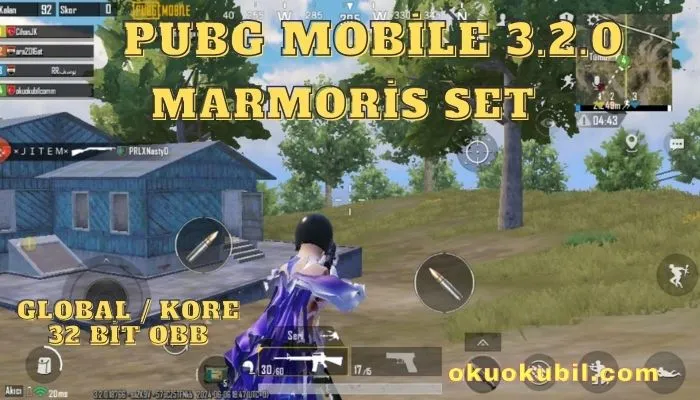 Pubg Mobile 3.2.0 Marmoris Set 32 OBB Hileli İndir