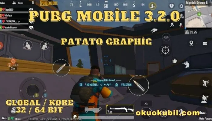 Pubg Mobile 3.2.0 Patato Graphic Livik Config Hileli İndir