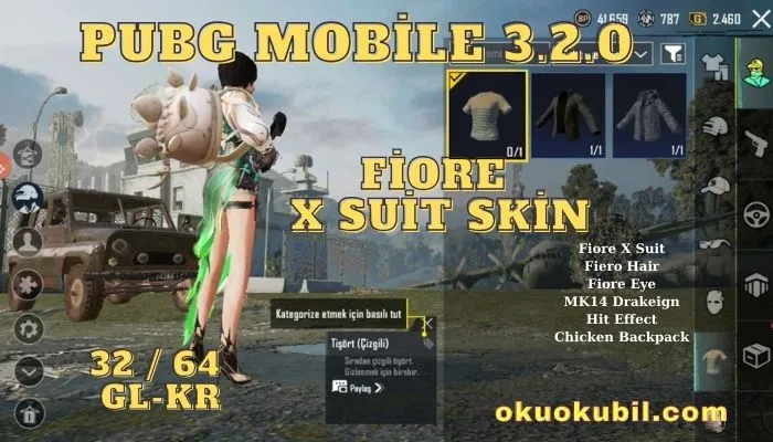 Pubg Mobile 3.2.0 Fiore X Suit Skin Hileli İndir