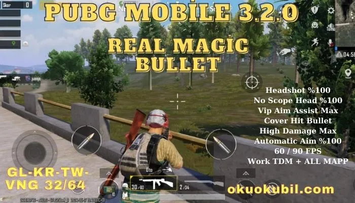 Pubg Mobile 3.2.0 Real Magic Bullet V20 Config Hileli İndir